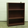 Mahogany 3 Shelf Book Case with Adjustable Shelves